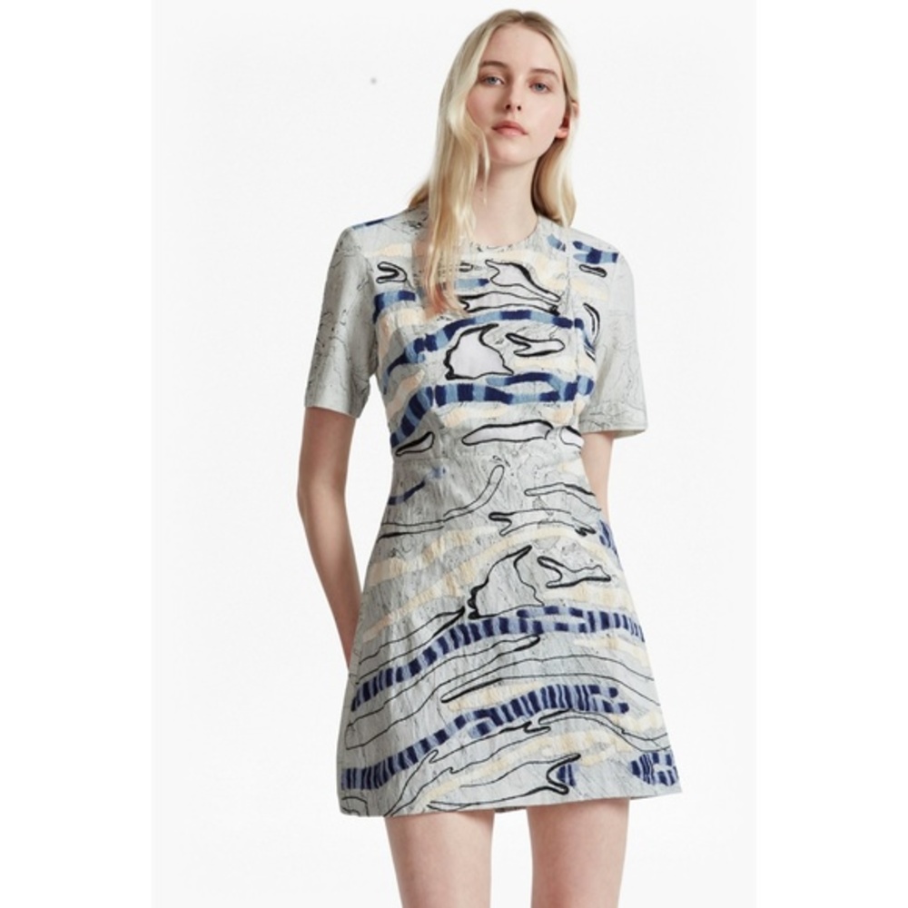 NWT French Connection Derrain Stitch Mod Dress - Picture 2 of 7
